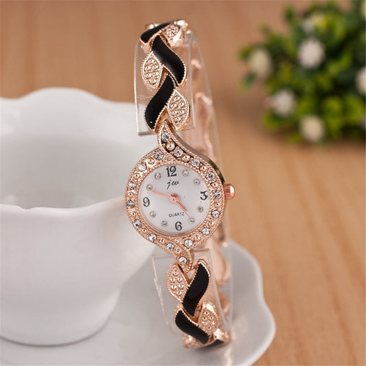 Leaf bracelet quartz wrist watch Abysaz Kollectionz