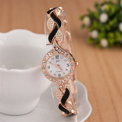 Leaf bracelet quartz wrist watch Abysaz Kollectionz