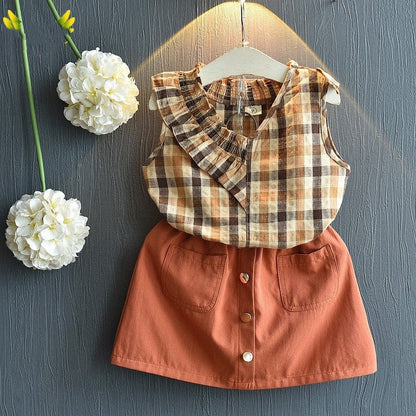 Kids Baby Girls Clothing Sets Summer TShirtsskirt Clothes Abysaz Kollectionz