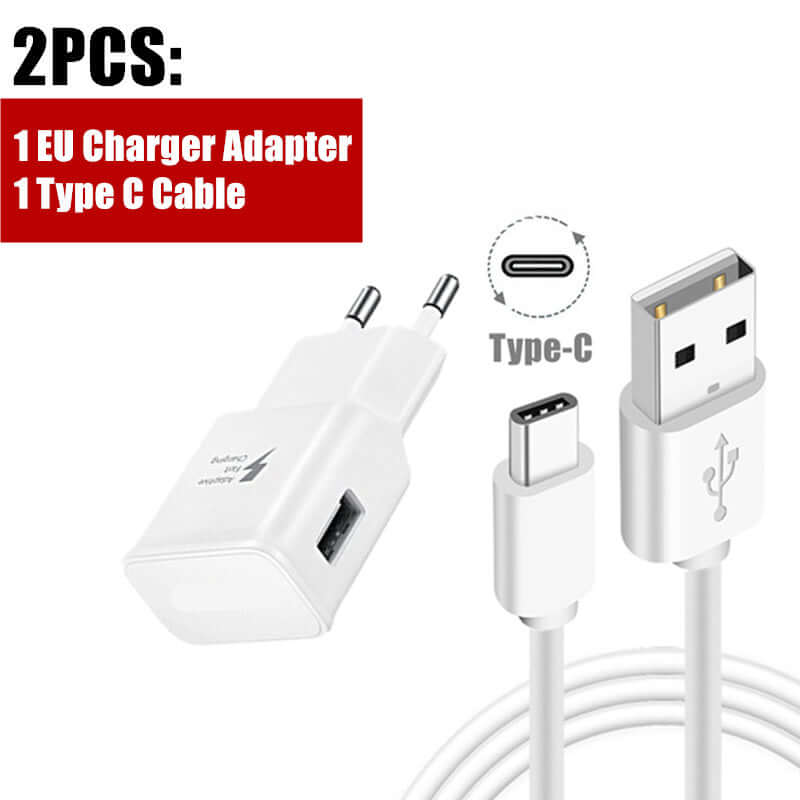 Black Fast Charging Cable Charger Adapter - Abysaz Kollectionz