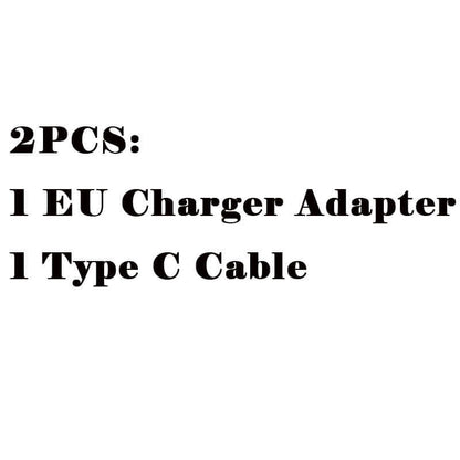 Black Fast Charging Cable Charger Adapter - Abysaz Kollectionz