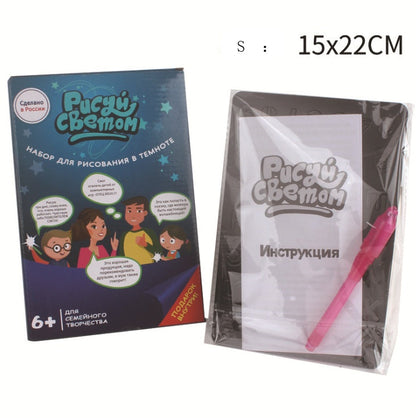 Educational Toy Drawing Pad 3D Magic 8 Light Effects Puzzle Board Sketchpad Abysaz Kollectionz