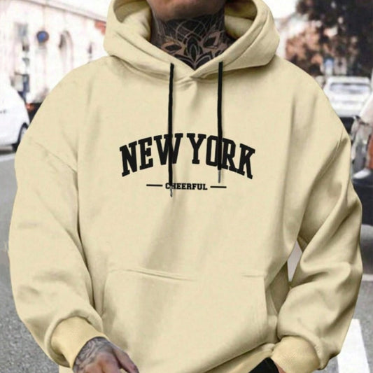 Men's Casual American-style Retro Loose Hooded Sweater Abysaz Kollectionz
