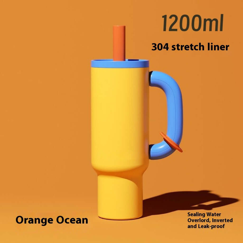 Dopamine Overlord Handle Straw Stainless Steel Vacuum Cup Abysaz Kollectionz