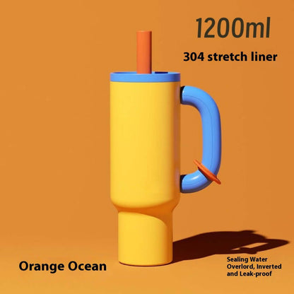 Dopamine Overlord Handle Straw Stainless Steel Vacuum Cup Abysaz Kollectionz