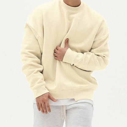 Pullover Round Neck Sweater Loose Men Clothes - Abysaz Kollectionz