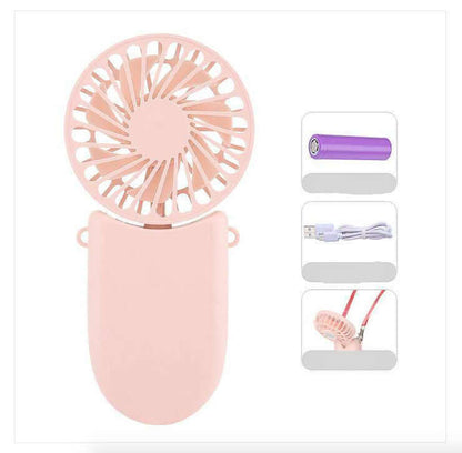 New Hanging Neck Foldable Small Electric Fan - Abysaz Kollectionz