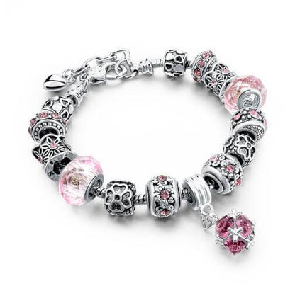 Crystal Beads Bracelets & Bangles Snake Chain Charm Bracelets For Women Jewellery Abysaz Kollectionz