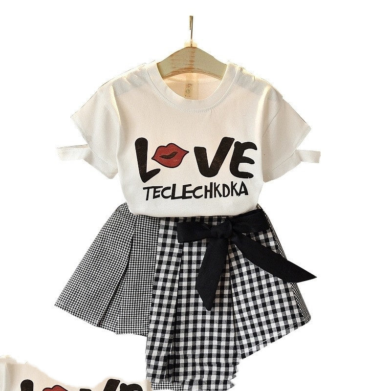 Kids Baby Girls Clothing Sets Summer TShirtsskirt Clothes Abysaz Kollectionz