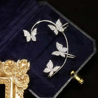 Abysaz Kollectionz Fashion Earring Butterfly Ear Clip And Ear Hook Jewelry Abysaz Kollectionz