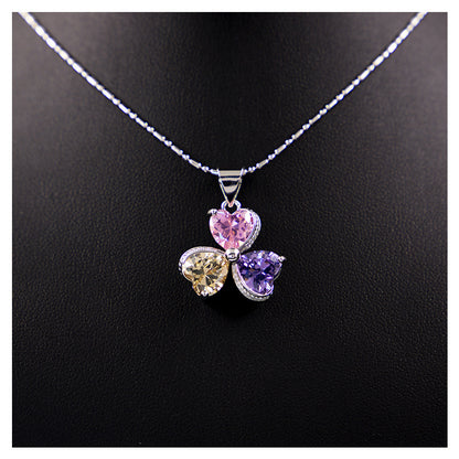 Clover Zircon Diamond Jewellery Set Women - Abysaz Kollectionz