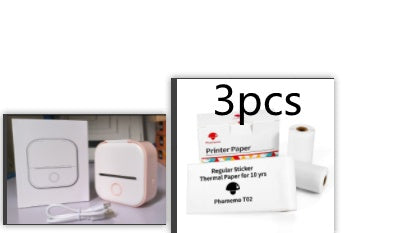 Portable Mini Thermal Label Printer Home Photo Printer Student Wrong Question Printer Bluetooth-compatible Mini Label Printer Price Tag Abysaz Kollectionz