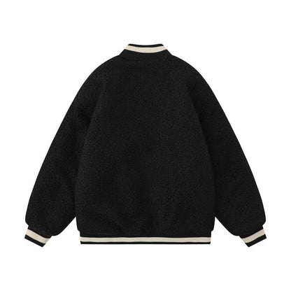 Lamb Wool Baseball Uniform Cotton Clothes Men - Abysaz Kollectionz