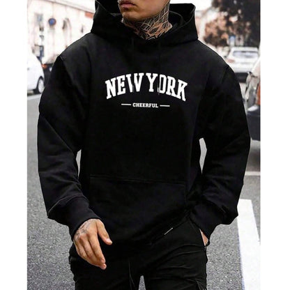 Men's Casual American-style Retro Loose Hooded Sweater Abysaz Kollectionz