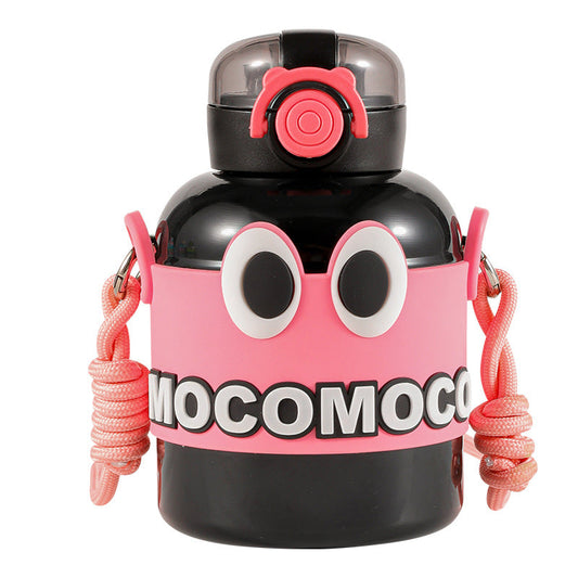 316 Stainless Steel Children's Thermos Mug Large Capacity Cup With Straw Abysaz Kollectionz