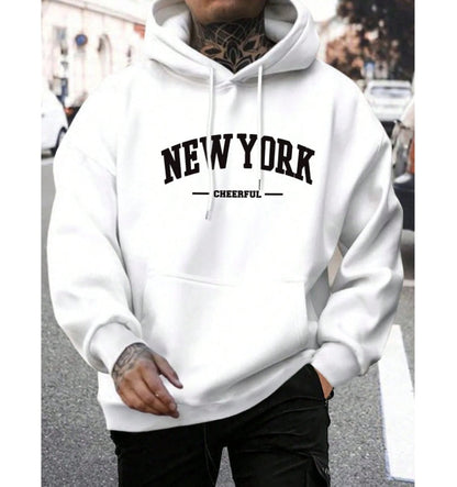 Men's Casual American-style Retro Loose Hooded Sweater Abysaz Kollectionz