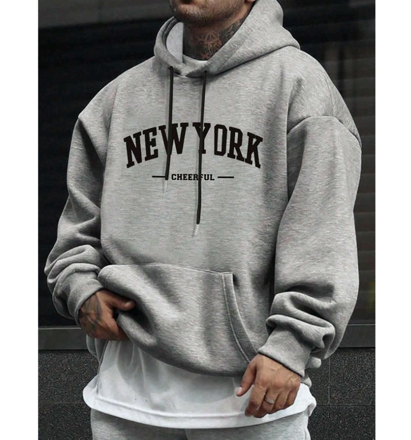 Men's Casual American-style Retro Loose Hooded Sweater Abysaz Kollectionz