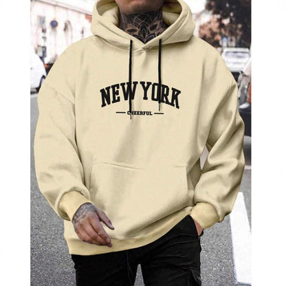 Men's Casual American-style Retro Loose Hooded Sweater Abysaz Kollectionz