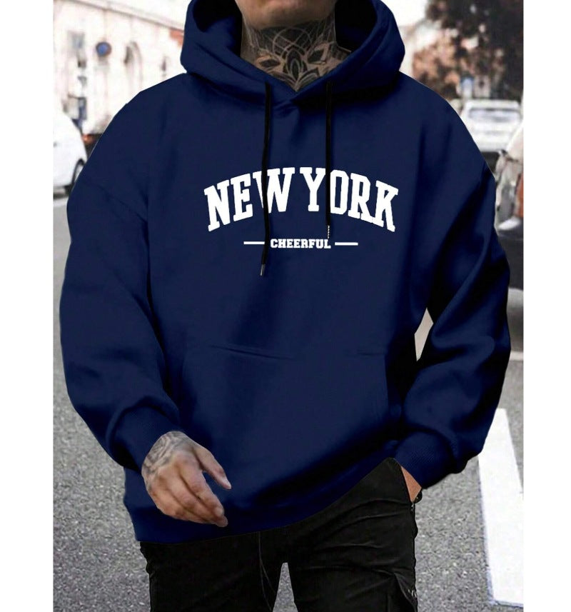 Men's Casual American-style Retro Loose Hooded Sweater Abysaz Kollectionz