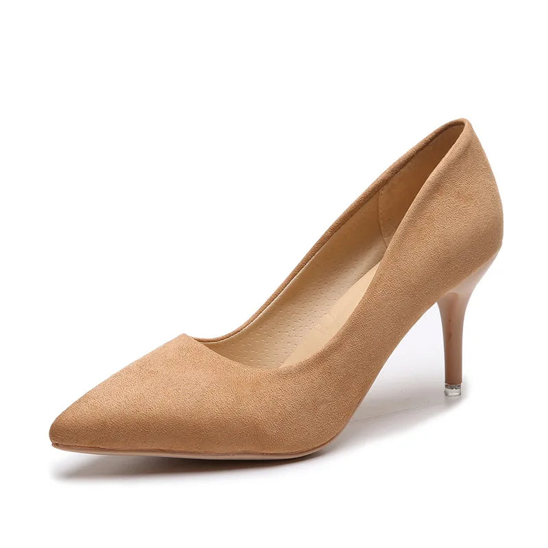 2022 Plus Size 44 Sexy Elegant Women's Fashion Shoes Leopard Print Fashion Pointed Toe High Heels 8.5cm Sandals Chaussure Femme Abysaz Kollectionz