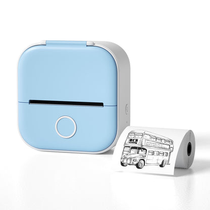 Portable Mini Thermal Label Printer Home Photo Printer Student Wrong Question Printer Bluetooth-compatible Mini Label Printer Price Tag Abysaz Kollectionz