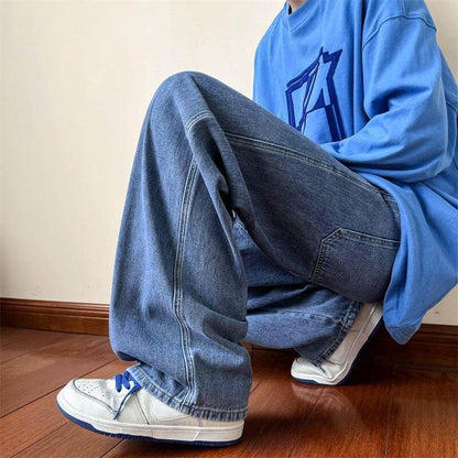 Distressed Straight Jeans For Men Abysaz Kollectionz