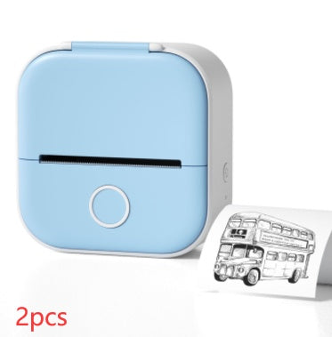Portable Mini Thermal Label Printer Home Photo Printer Student Wrong Question Printer Bluetooth-compatible Mini Label Printer Price Tag Abysaz Kollectionz