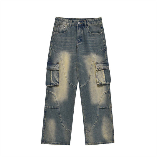 Fashion Work Clothes Pocket Jeans For Men Abysaz Kollectionz