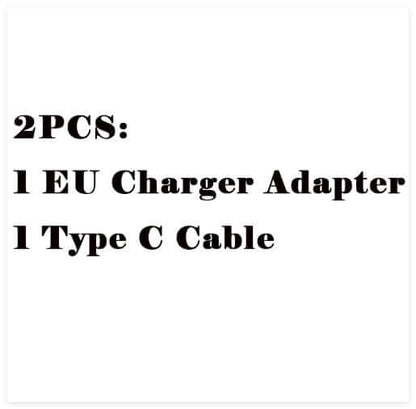 Black Fast Charging Cable Charger Adapter - Abysaz Kollectionz