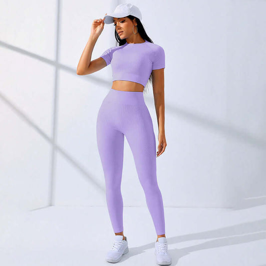Yoga Clothes Suit Sports High Waist Workout Clothes Abysaz Kollectionz