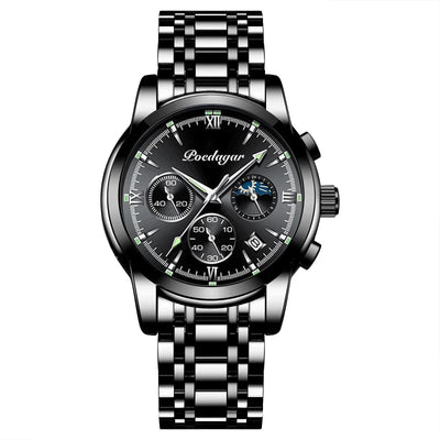 Multifunctional Men's Watch Luminous Waterproof Quartz Wrist Watch - Abysaz Kollectionz