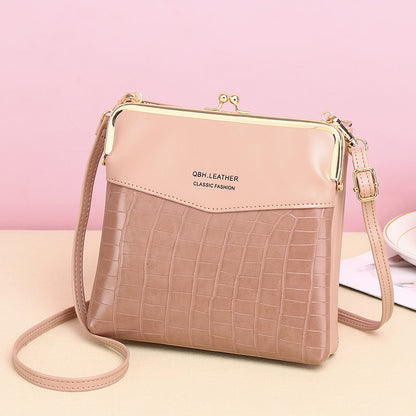 Lock Shoulder Bags Women Alligator Pattern Crossbody Phone Bag - Abysaz Kollectionz