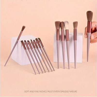 Makeup Brush Set- Soft And Fluffy Professional Makeup Foundation, Powder Eyeshadow, Kabuki Mixed Makeup Brush, Beauty Kit, Makeup Sponge, Beauty Gift, Makeup Beginner -13 Pieces Abysaz Kollectionz