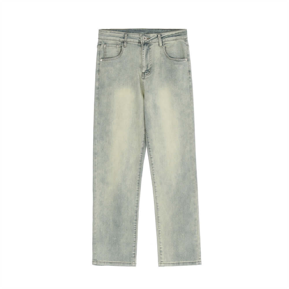 Printed Washed Worn Jeans Men - Abysaz Kollectionz