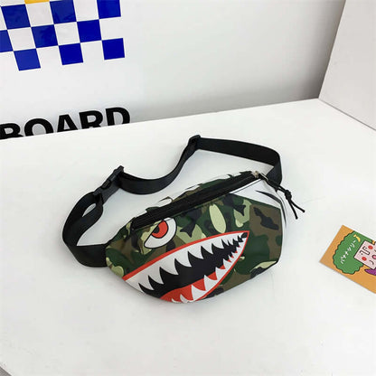 Little Shark Children's Handsome Fashion Trending Chest Bag - Abysaz Kollectionz