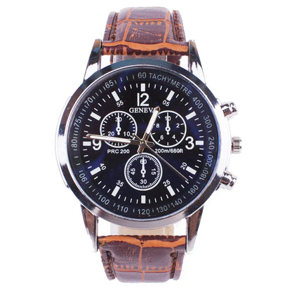 Blue Light Glass Wrist Watch Men New Watches - Abysaz Kollectionz