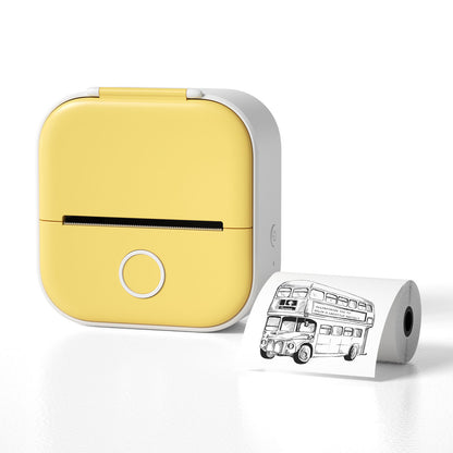 Portable Mini Thermal Label Printer Home Photo Printer Student Wrong Question Printer Bluetooth-compatible Mini Label Printer Price Tag Abysaz Kollectionz