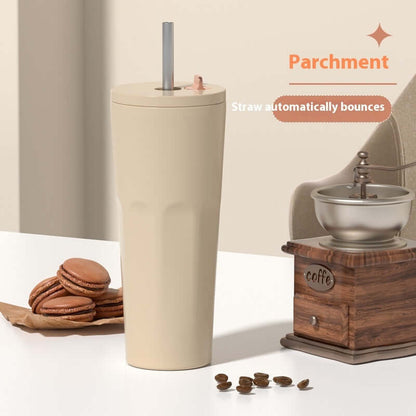 Straw Thermal Insulation Cup Outdoor Leisure Fashion Sports Cup - Abysaz Kollectionz