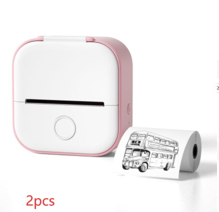 Portable Mini Thermal Label Printer Home Photo Printer Student Wrong Question Printer Bluetooth-compatible Mini Label Printer Price Tag Abysaz Kollectionz