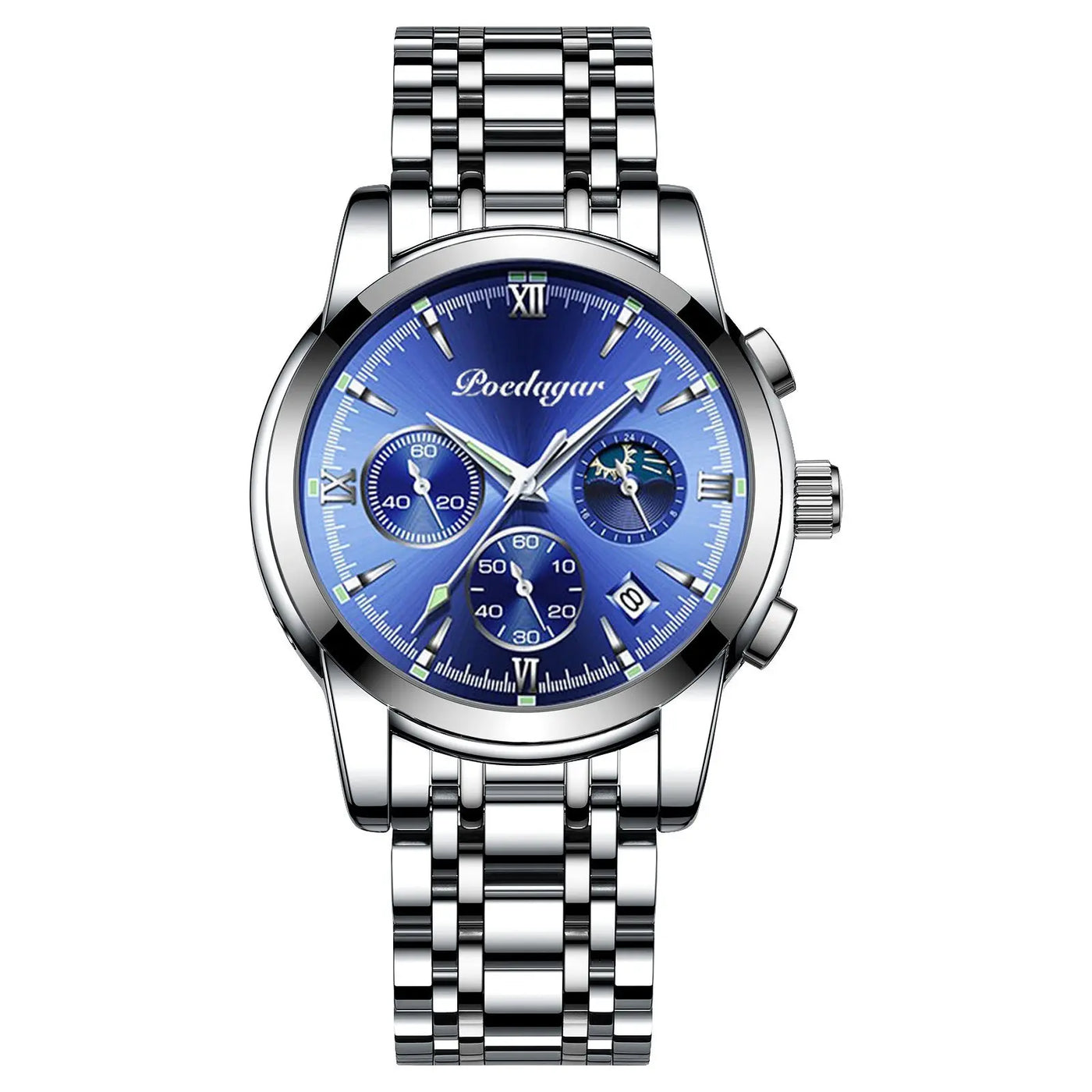 Multifunctional Men's Watch Luminous Waterproof Quartz Wrist Watch - Abysaz Kollectionz