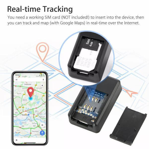 Magnetic GF07 Mini GPS Real Time Car Location Tracker GSM-GPRS Tracking Device Abysaz Kollectionz