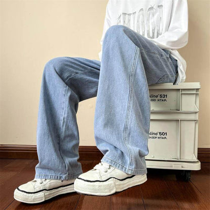 Distressed Straight Jeans For Men Abysaz Kollectionz