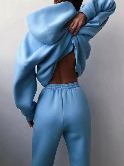 Long-sleeve activewear jumpsuit for ladies