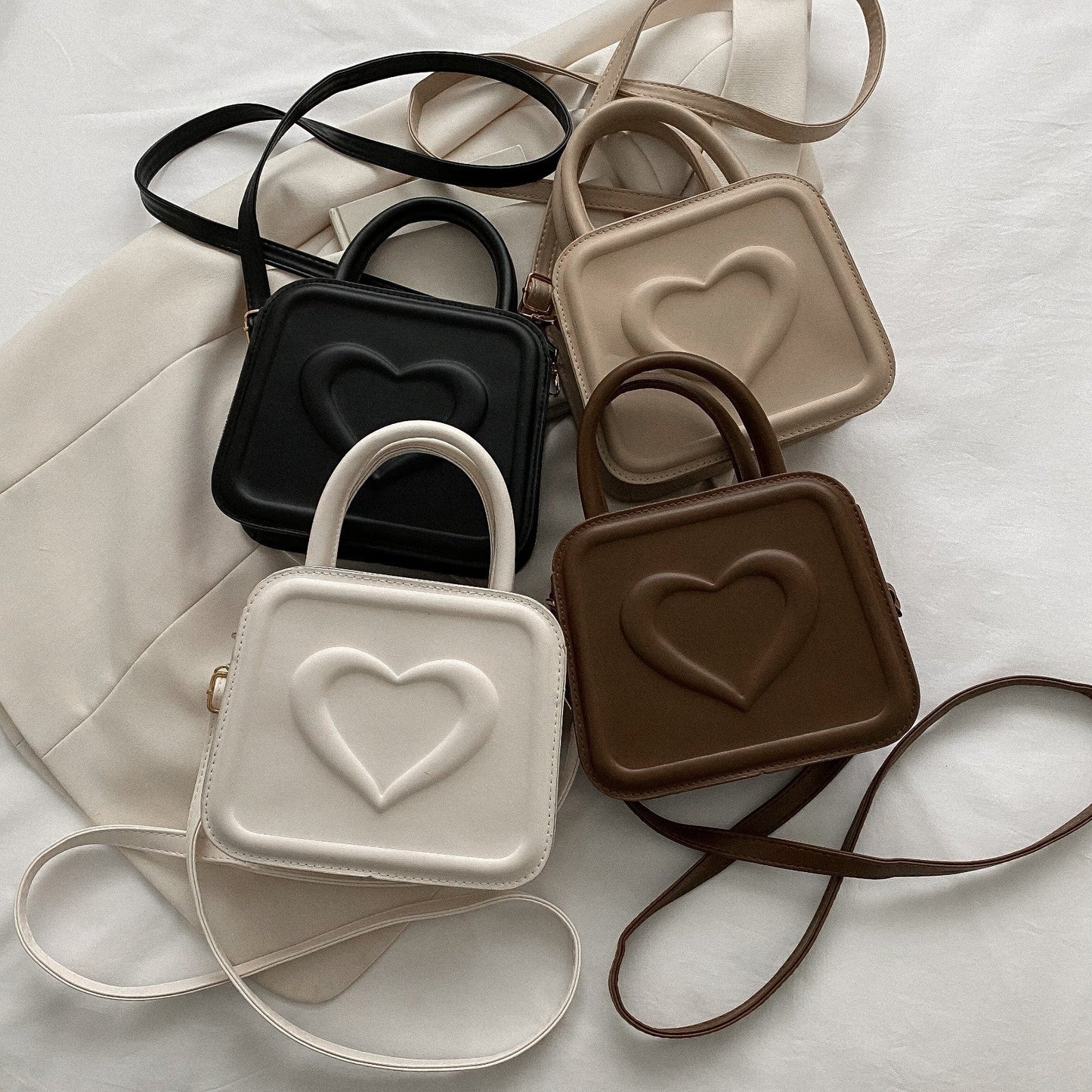 Love Small Square Bag Casual Fashion Shoulder Crossbody Bags Abysaz Kollectionz