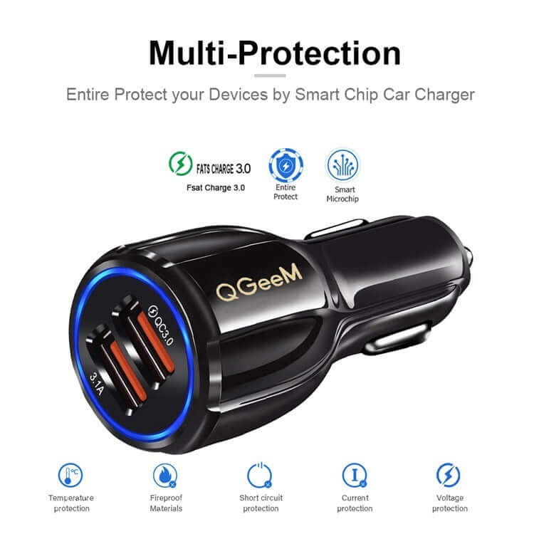 Smart Car Charger Abysaz Kollectionz