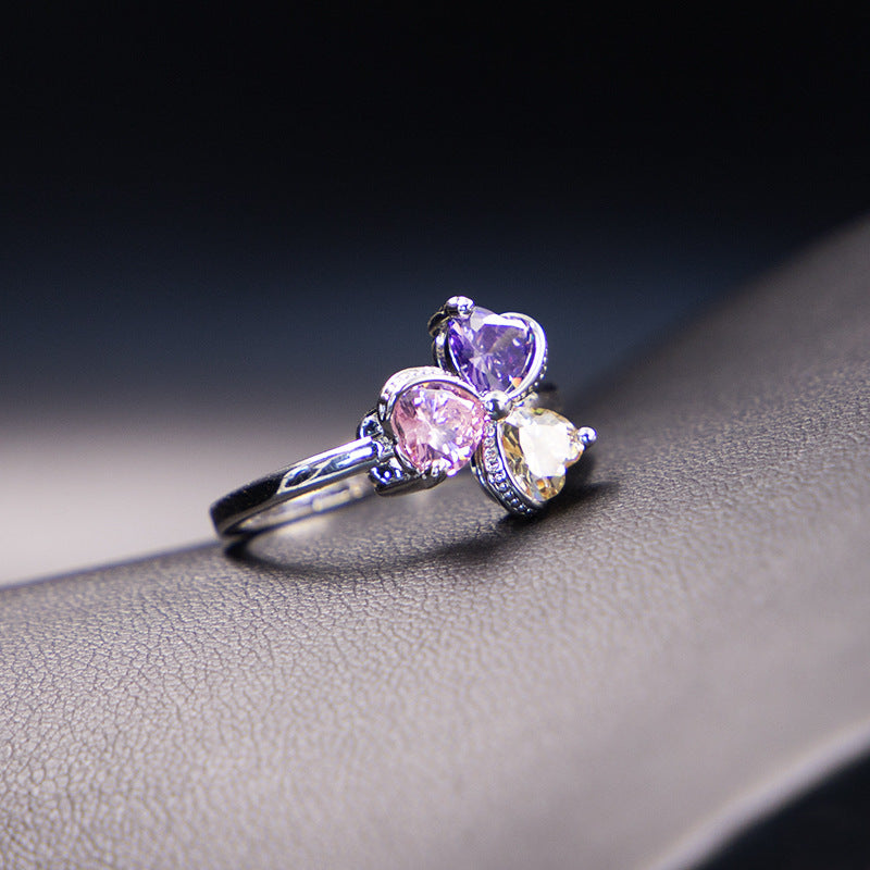 Clover Zircon Diamond Jewellery Set Women - Abysaz Kollectionz